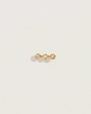 Molten Triple Dot Stud