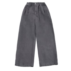 Kappy Two Tuck Wide Kation Pants Gray