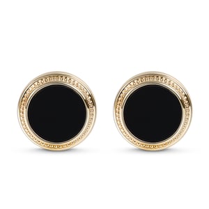 Jeulia Simple Milgrain Design Copper Men's Cufflinks