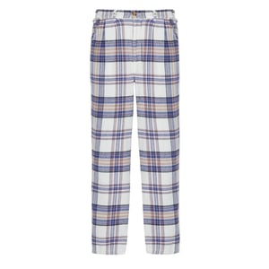 Obey Womens Max Plaid Pants Unbleached Multi