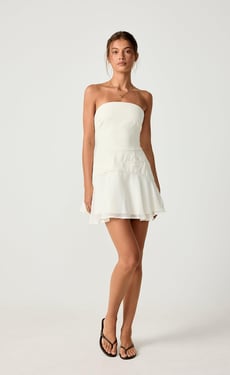 Stella Mini Dress (Cream) - US 6