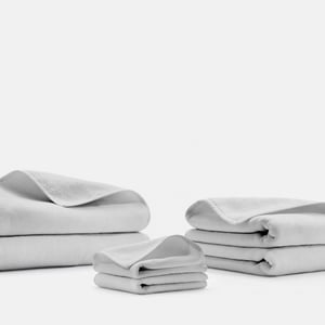 Signature Bath Sheet Set One size Calacatta Gray Boutique Hotel Terry , Luxury Organic Towels and Towel Sets , PROSSIONI