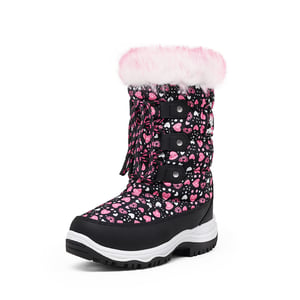 DREAM PAIRS Kids Winter Snow Boots
