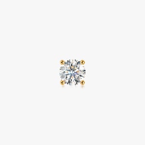 Diamond Stud Earrings - Single / 0.85 CT