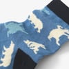 Kids Blue Polar Bears Crew Socks