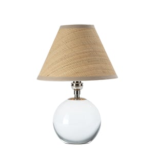 Giorgio Polished Nickel Crystal Mini Lamp