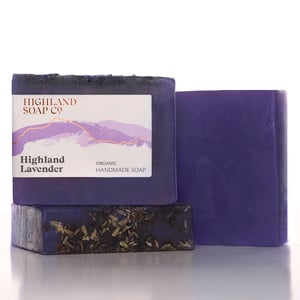 3 for £17 - Organic Soaps 150g - Highland Lavender