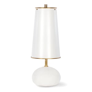 Hattie White Concrete Mini Lamp