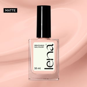 LENA Matte Breathable & Water-Permeable Halal Nail Polish - Make Up Goals! - LE56