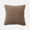QE Home Ripple Boucle Square Cushion With Removable Insert in Truffle, Geometric, Brown, 18" x 18"
