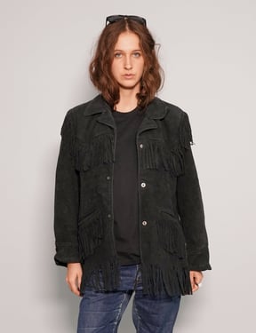 Black Cowgirl Coat