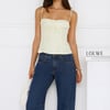 Style Shift Satin Top Butter