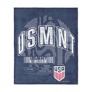 US Soccer Magnitize Silk Touch Throw Blanket