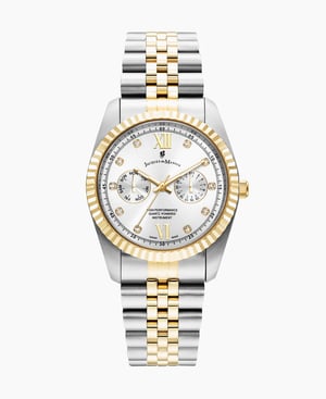 Inspiration 36.5mm Multifunction Two-tone Silver dial Stainless steel swiss watch - 36.5 mm