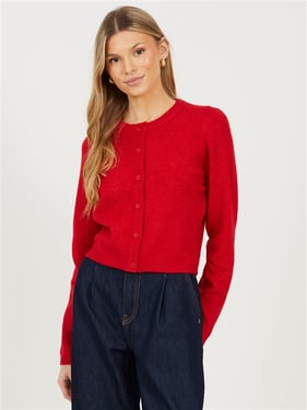 Brave Soul Vicks Cardigan - Red - XS