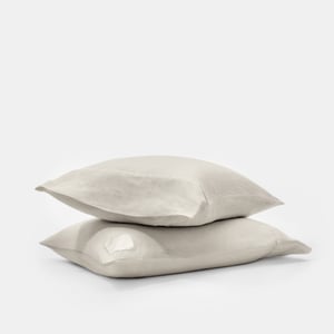 Signature Pillowcases Pillowcase King Moscato Beige Beach House Linen , Luxury Organic Bedding and Sheet Sets , PROSSIONI