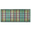 Tartan Green Washable Runner - 65x150cm