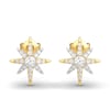 Jeulia Two Tone Star Sterling Silver Earrings
