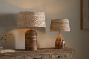 nkuku Pisang Natural Lampshade | Shades | Large