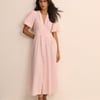 Pink Gingham Starlight Midi Dress