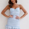 Unique Touch Mini Dress Blue