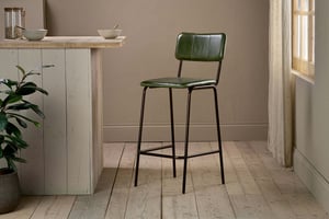 nkuku Ukari Counter Dining Chair | Seating | One Size | Rich Green