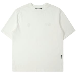 Purple Mountain Observatory Tonal Logo S/S Tee White