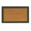 Printed Coir Border Green Doormat - 45x75cm