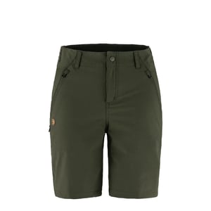 Fjallraven Womens Abisko Trail Stretch Shorts Deep Forest