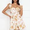 Orchid Allure Mini Dress Orange