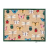 Bugs & Butterflies Beige Doormat - 65x85cm
