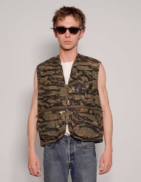 Tactical Gilet Jacket in Tiger Camo