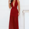 Spark Session Maxi Dress Burgundy