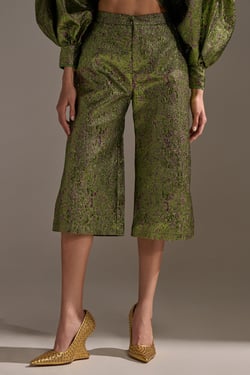 AKIRA Layla Brocade Culottes | Size 1X
