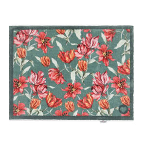 Tumbling Tulips Washable Doormat - 65x85cm