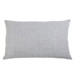 Logan Linen King Sham   Navy