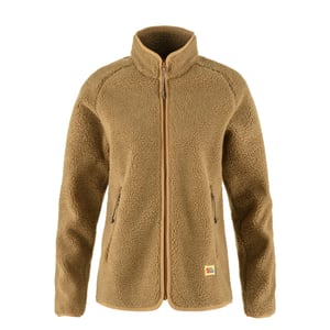 Fjallraven Womens Vardag Pile Fleece Buckwheat Brown