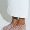 AKIRA Linus Clear Flat Shoes | Size 5