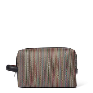 Paul Smith Signature Stripe Coated Canvas Wash Bag Multicolour