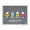 Hello Ewe Herdy Washable Doormat - 65x85cm