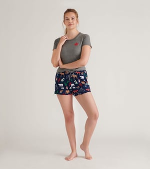 True North Women's Cotton Sleep Shorts