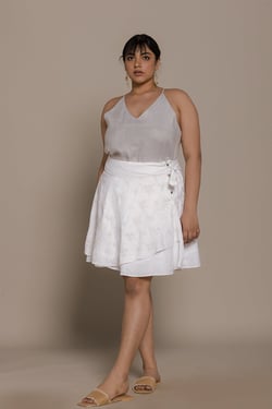 Sand in my Toes White Skirt - Coconut White / 2XL
