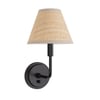 Polly Blackened Brass Sconce Single