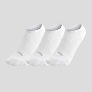 ANTA 3-Pack No-show Socks - White/White/White / 26-28cm