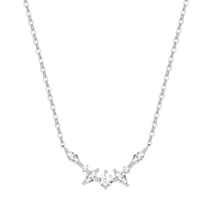 Gemstone Fireworks Necklace Sterling Silver