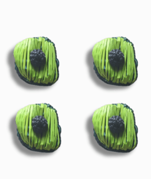 Grape Handwoven Iraca Charm Set Pack of 4