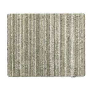 Candy Green Stripe Washable Doormat - 80x100cm
