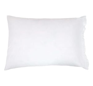 Audrey Ruffle Cotton Percale Pillowcase Set Of 2