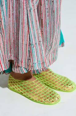 AKIRA Linus Neon Yellow Flat Shoes | Size 5