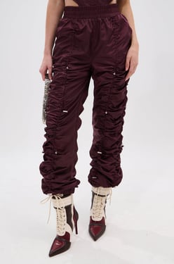 AKIRA No Time For Games Ruched Jogger Pants | Size 1X